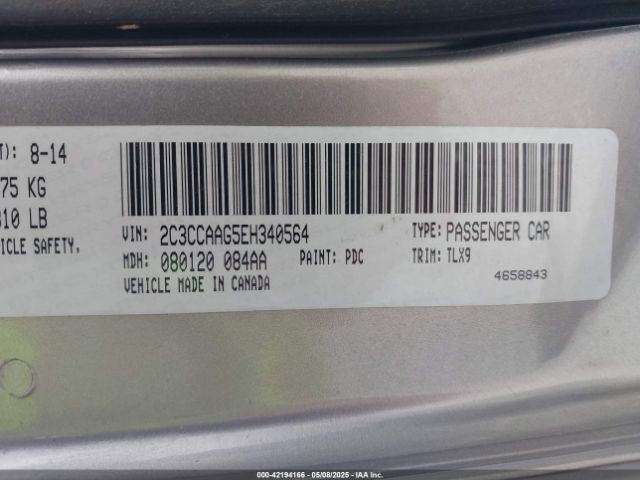 Passenger Headlight Chrome Headlamp Bezels Halogen Fits 11-14 300 1127375