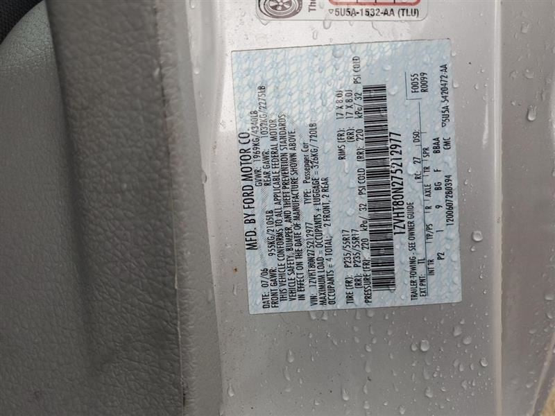 Passenger Right Sun Visor Coupe Fits 05-11 MUSTANG 1049192