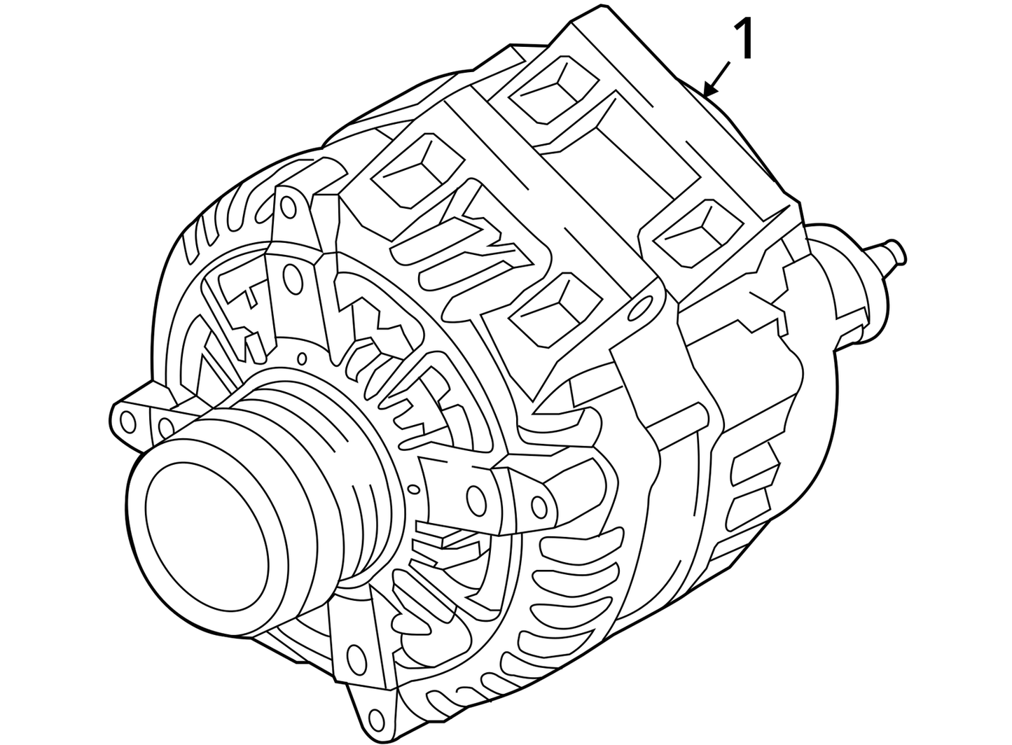 Alternator 220 Amp Fits 17-20 PACIFICA 1110198