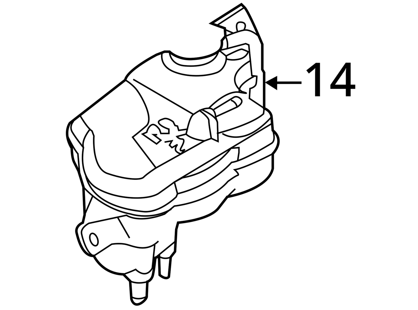 Coolant Reservoir Fits 08-14 AVENGER 1100262
