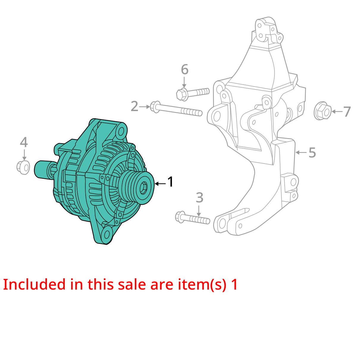 Alternator 120 Amp Fits 13-16 DART 1111784