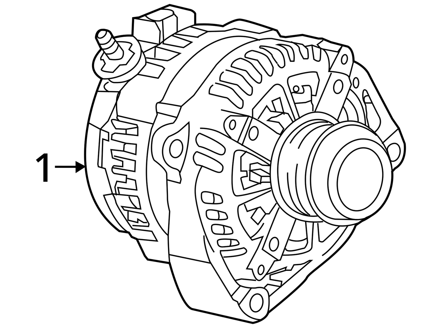 Alternator 150 Amp Opt KG4 Fits 15-20 SUBURBAN 1500 1116618