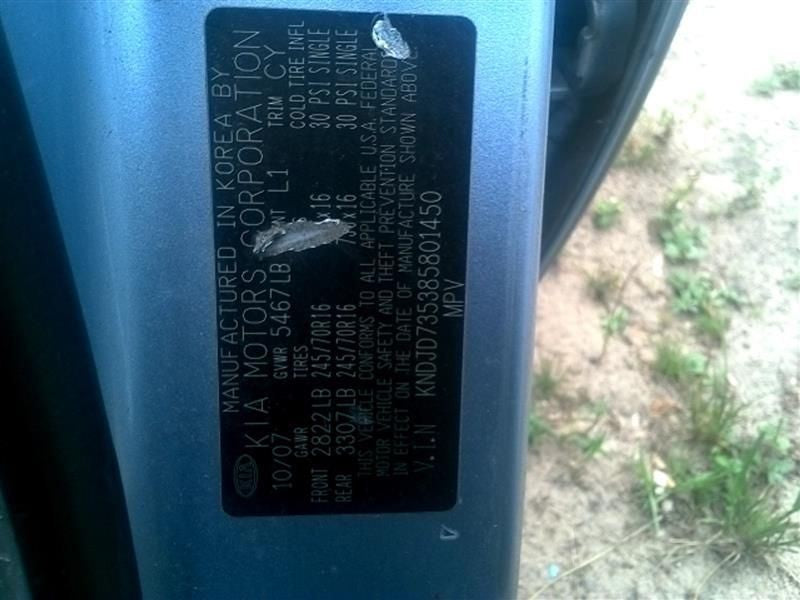 Automatic Transmission 6 Cylinder 2WD Thru 2/11/08 Fits 07-08 SORENTO 205425