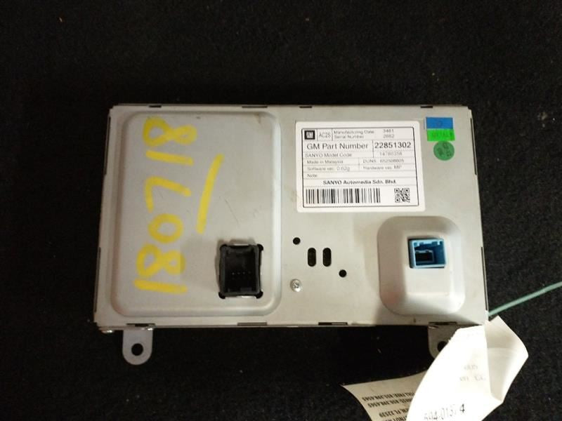 Info-GPS-TV Screen VIN P 4th Digit Limited Opt Udy Fits 12-16 CRUZE 373062