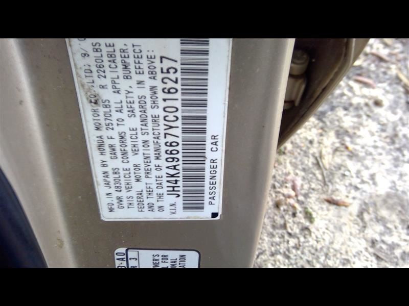 Strut Rear Fits 96-01 RL 977355