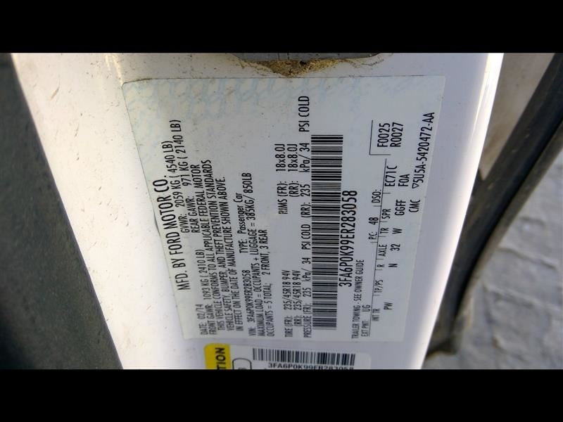 Wash Reservoir Fits 13-14 FUSION 978757