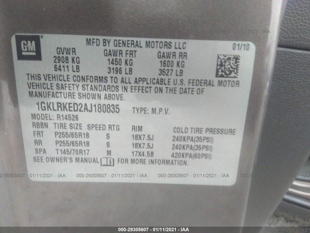 Audio Equipment Radio Am-mono-fm-single Disc CD-MP3 Fits 09-11 ACADIA 690218