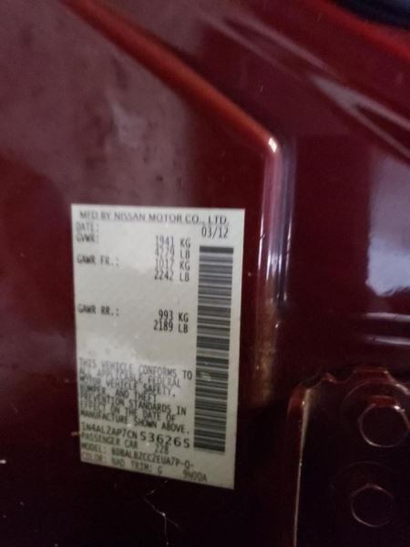 Driver Left Lower Control Arm Front Coupe Fits 07-13 ALTIMA 1027750