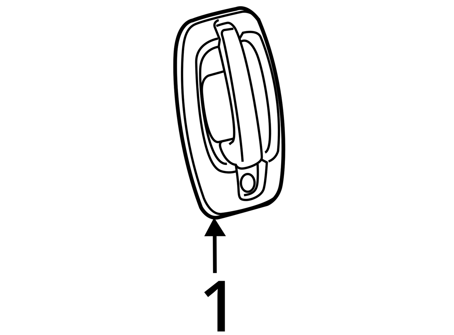 RAM1500 2009 Door Handle Exterior 1081151