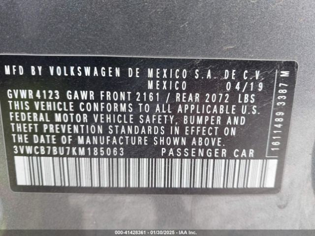Alternator Valeo Manufacturer ID 04E903024F Fits 19-21 JETTA 1127237