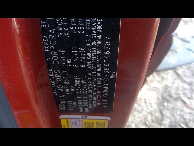 Seat Belt Front Bucket Seat Passenger Retractor Fits 14 SEDONA 1065950