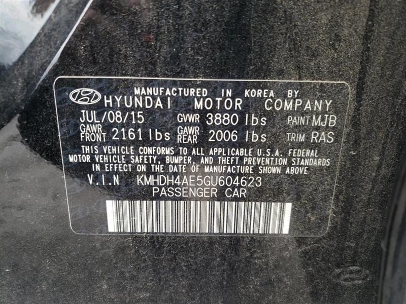 Starter Motor Korea Built ID 361002E131 Fits 14-16 ELANTRA 672343