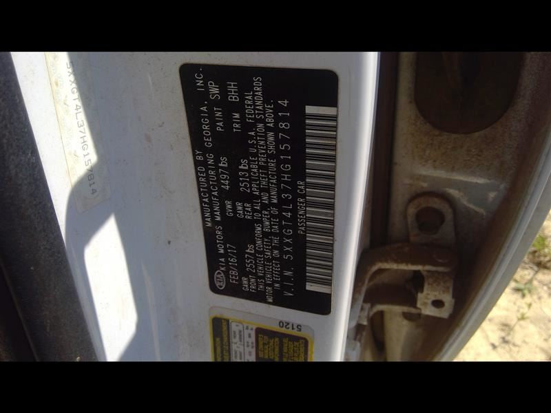 Automatic Transmission US Built VIN 5 1st Digit 2.4L Fits 16-19 OPTIMA 493771
