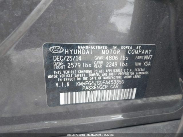 Engine ECM Electronic Control Module 3.3L Fits 15-17 AZERA 1063830