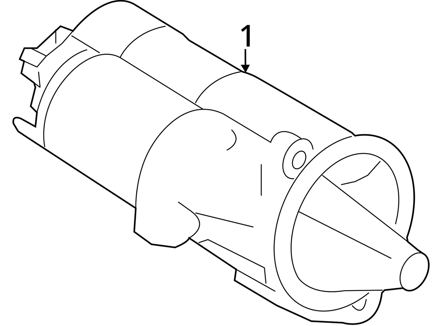 Starter Motor Korea Built ID 361002E131 Fits 14-16 ELANTRA 672343