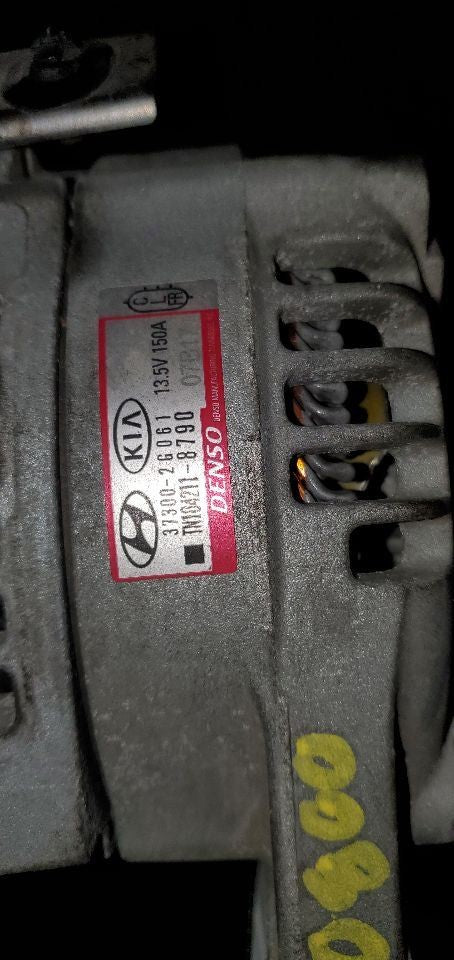 Alternator 150 Amp Fits 17-22 SPORTAGE 1096530