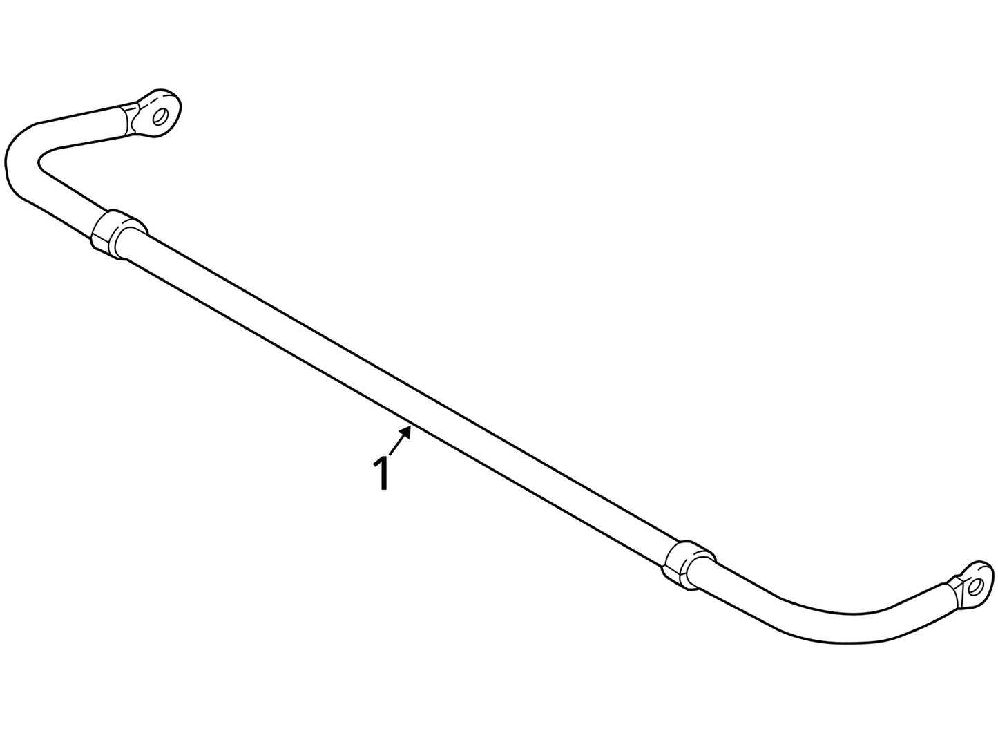 Stabilizer Bar Rear FWD Fits 13-18 MAZDA CX-5 1026867