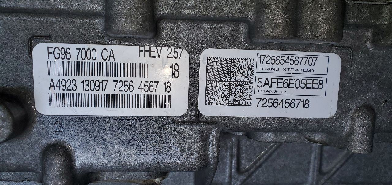 Transmission VIN A Or D 7th Digit Fits 15-18 C-MAX 1124608