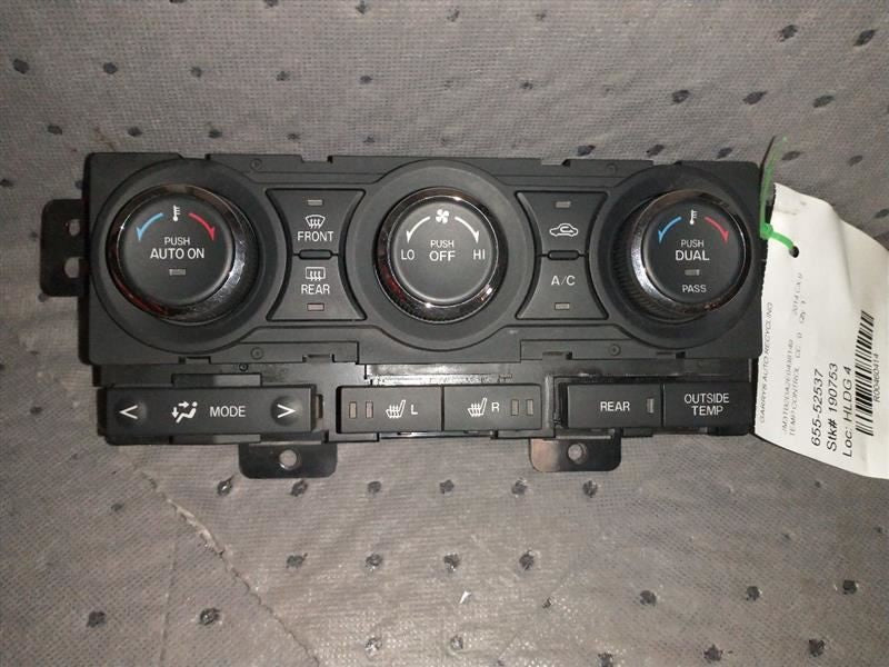 Temperature Control Front With Heated Seat Fits 10-15 MAZDA CX-9 460414