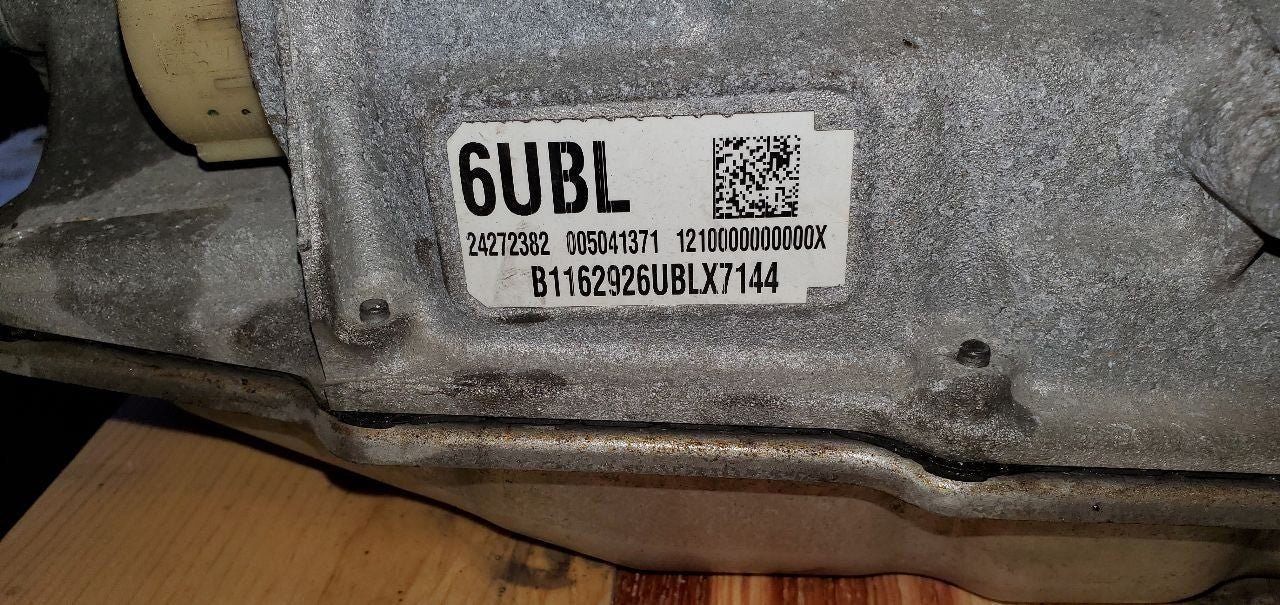 Automatic Transmission 6.2L SS Fits 16-17 CAMARO 1114693