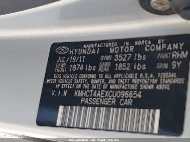 Speedometer Cluster MPH Cruise Control With AC Fits 12-13 ACCENT 1071241