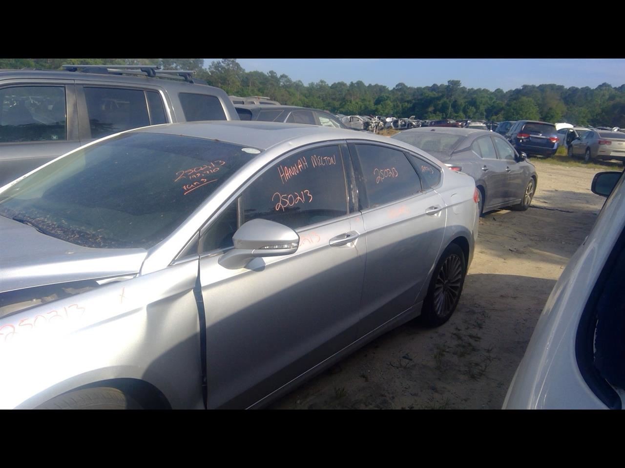 Passenger Sun Visor Illuminated With Sunroof Fits 13-14 FUSION 1119764