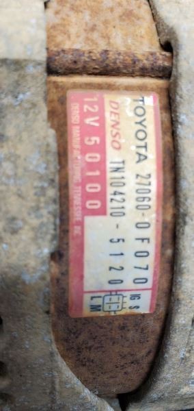 Alternator 8 Cylinder 2UZFE Engine 100 Amp Fits 07-09 TUNDRA 1041458