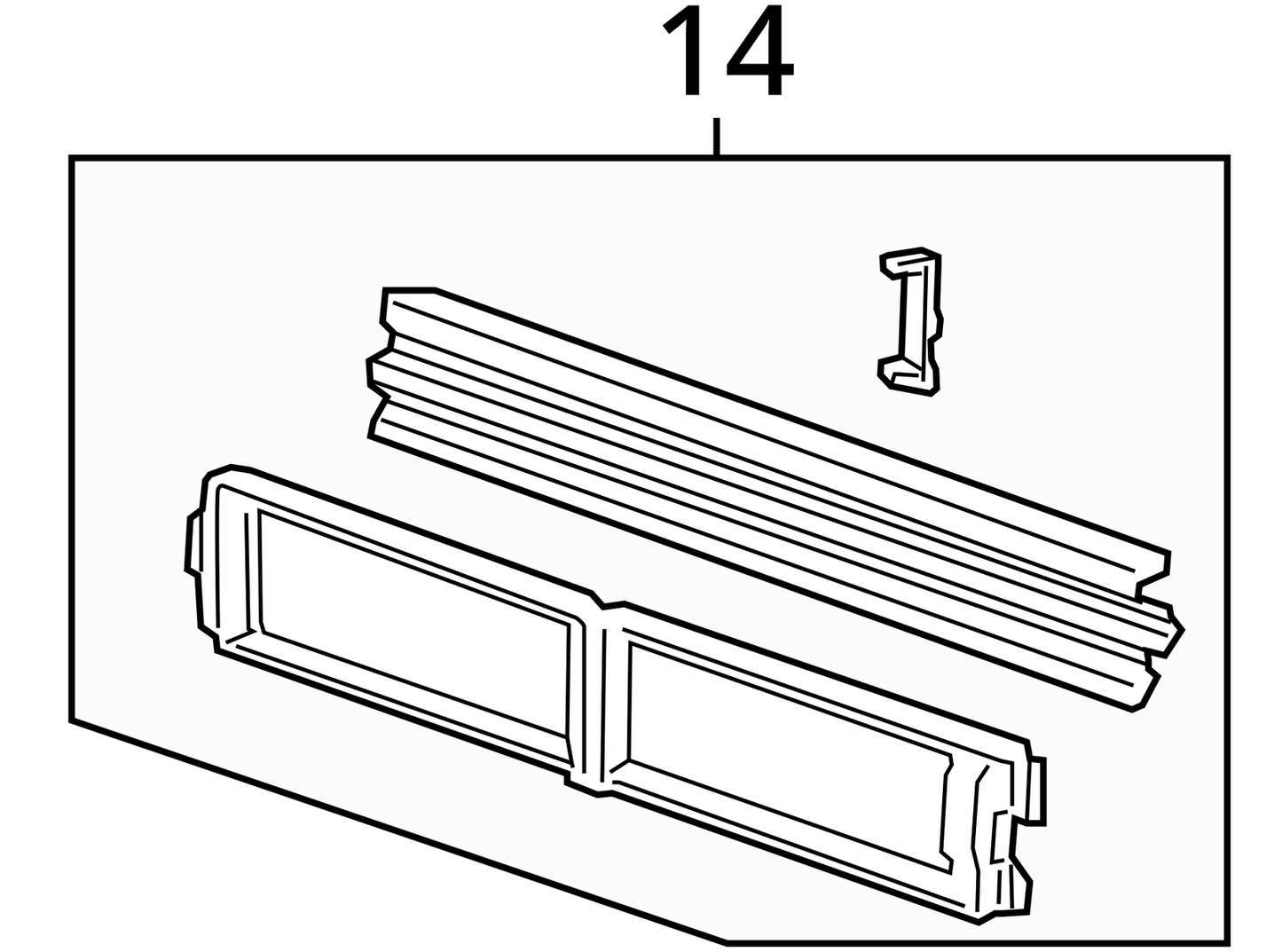 Grille Lower Center Of Fascia Transmission Opt MH8 Fits 11-14 CRUZE 1126759