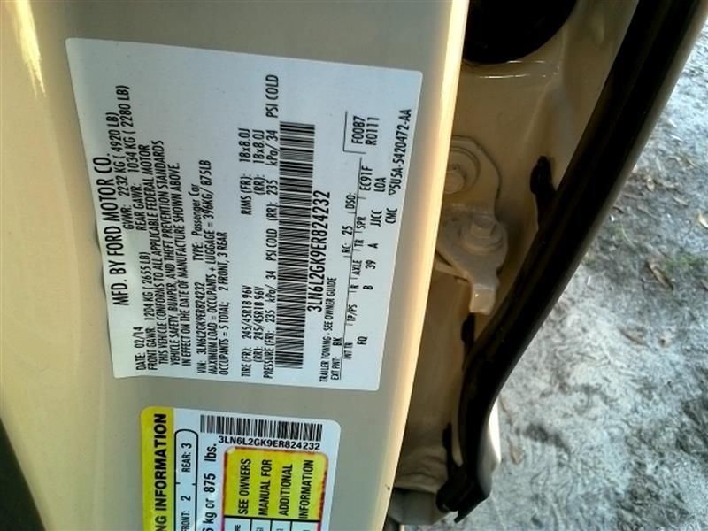 Automatic Transmission FWD Fits 14-16 MKZ 312908