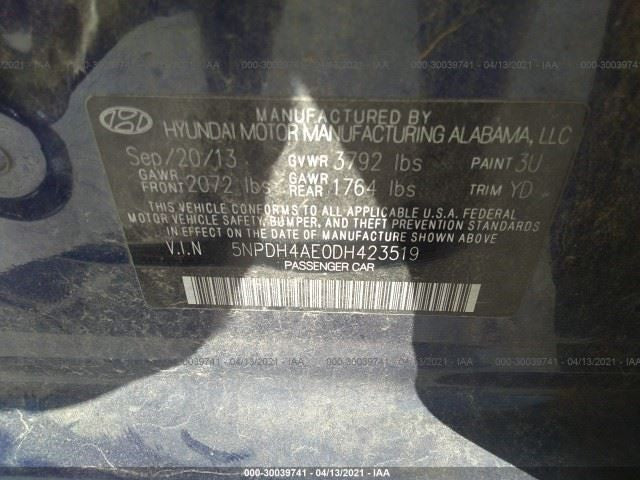 Steering Gear/Rack Power Rack & Pinion Sedan Fits 11-13 ELANTRA 590989