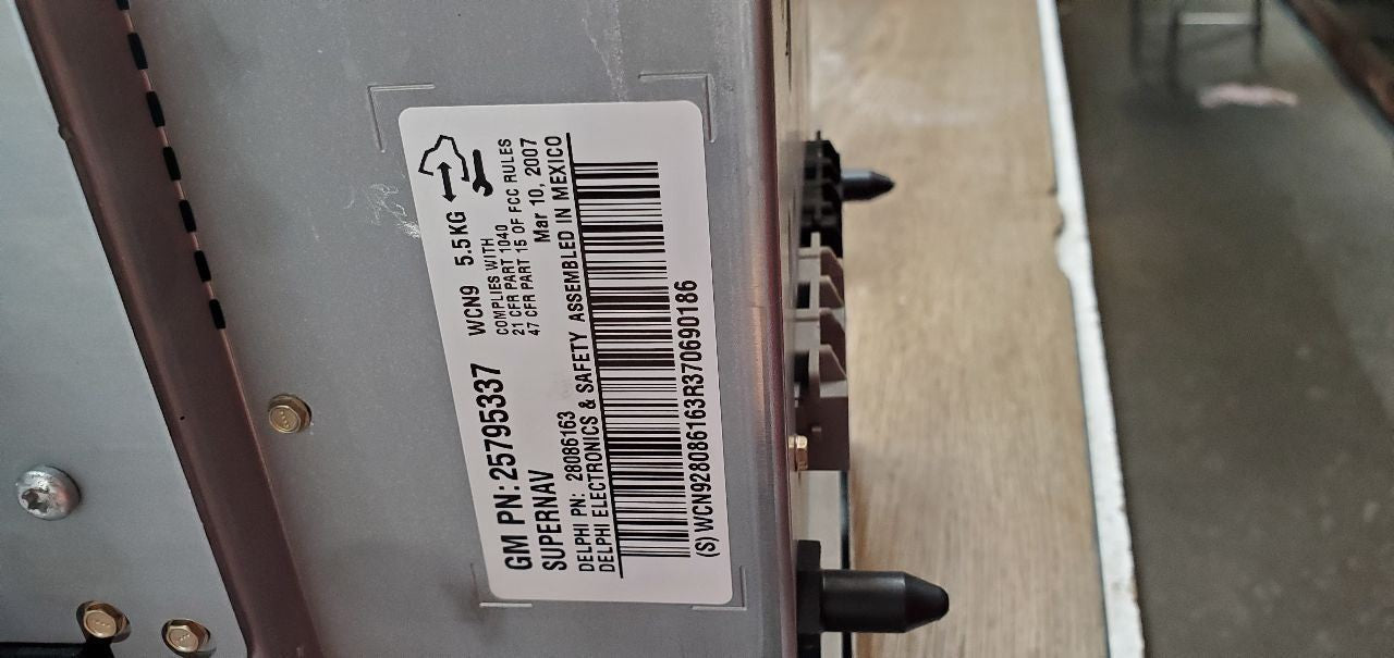 Audio Equipment Radio Control Panel Opt U3R Fits 07-09 ESCALADE 1127222