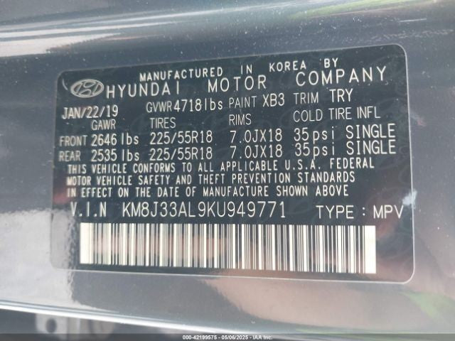 Driver Axle Shaft Front Outer AWD 2.4L Fits 19-21 TUCSON 1129403