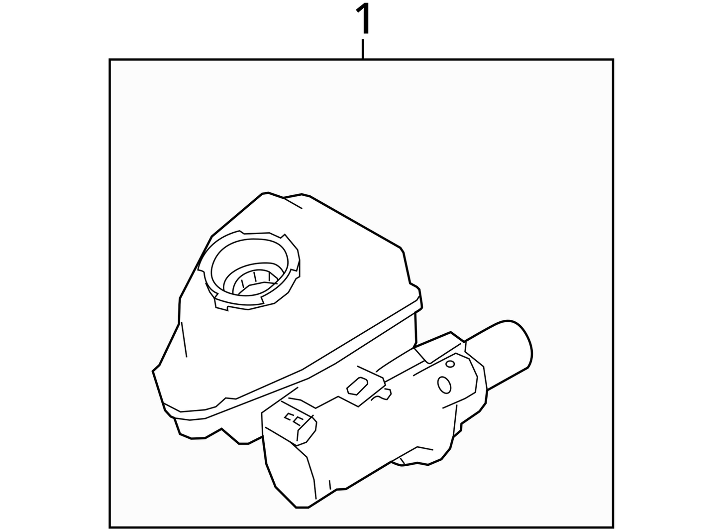 Brake Master Cylinder Vehicle Dynamic Control Fits 19-20 ALTIMA 1048045