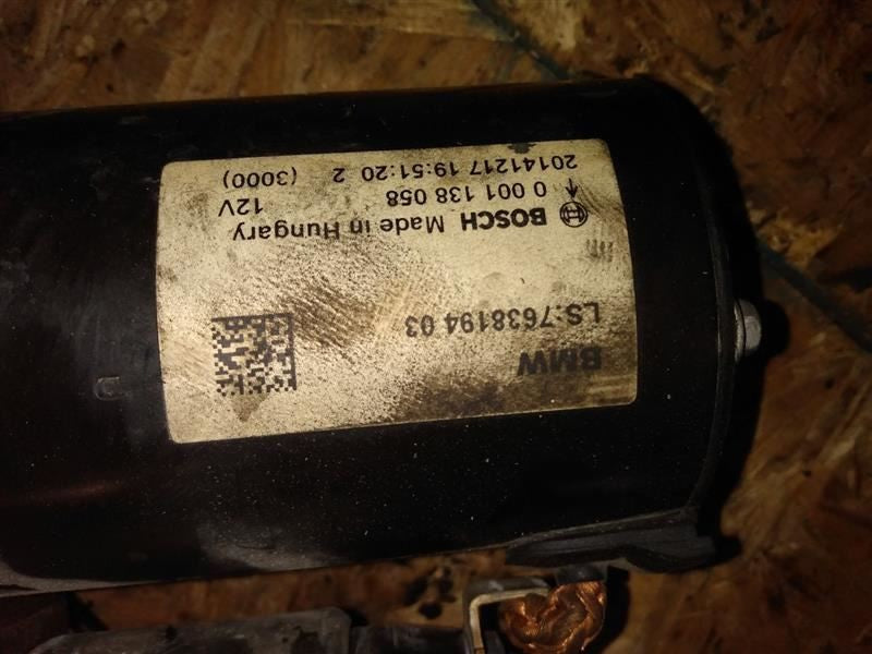 Starter Motor Fits 14-18 BMW 320i 726600