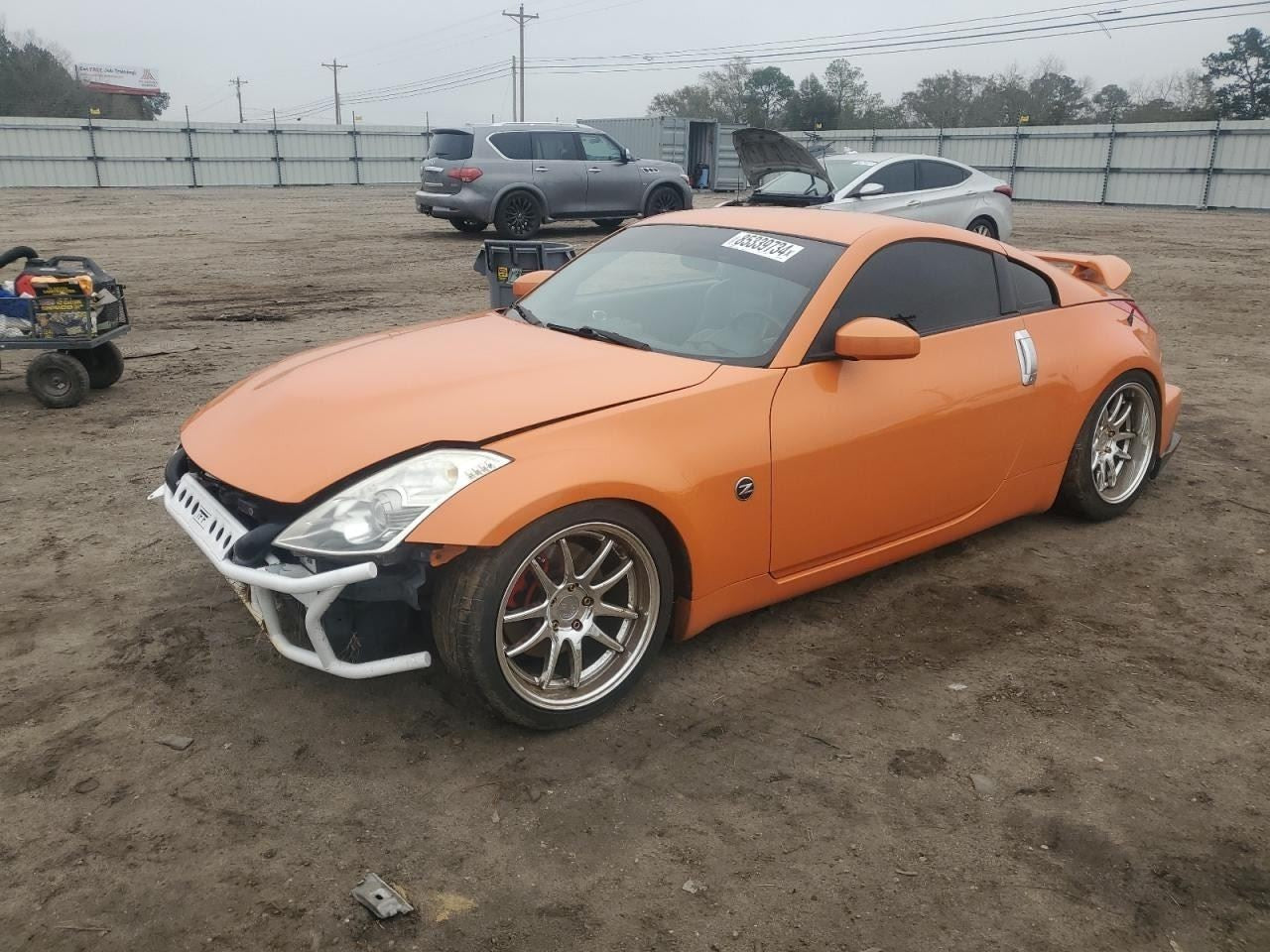 Passenger Side View Mirror Power Convertible Heated Fits 05-09 350Z 1106810