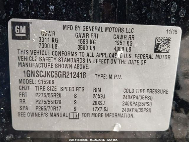 Alternator 150 Amp Opt KG4 Fits 15-20 SUBURBAN 1500 1116618