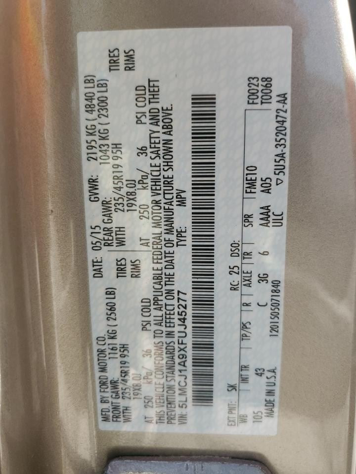 Alternator VIN 9 8th Digit Turbo With Heated Seats Fits 13-20 FUSION 1123721