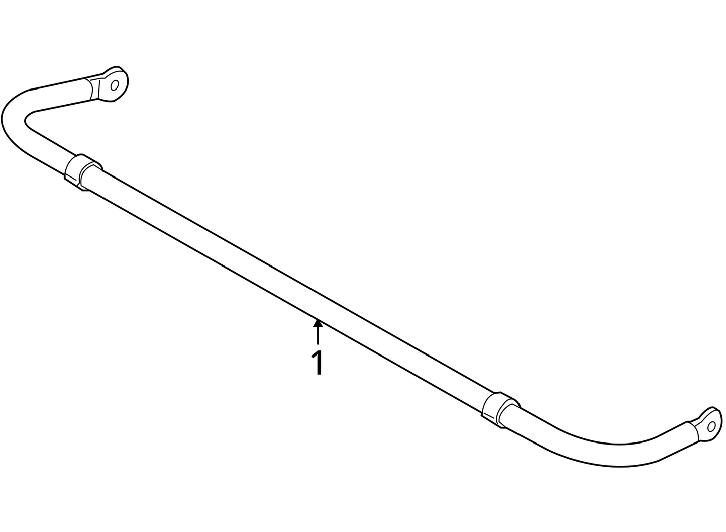 Stabilizer Bar Rear Fits 14-16 MAZDA 6 1043591