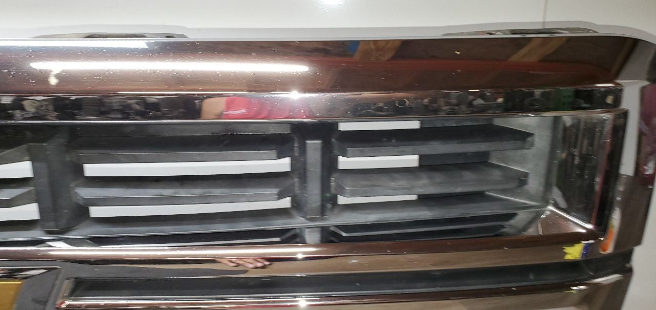 Grille Chrome Surround Black Bars Fits 14-15 SILVERADO 1500 PICKUP 1130675
