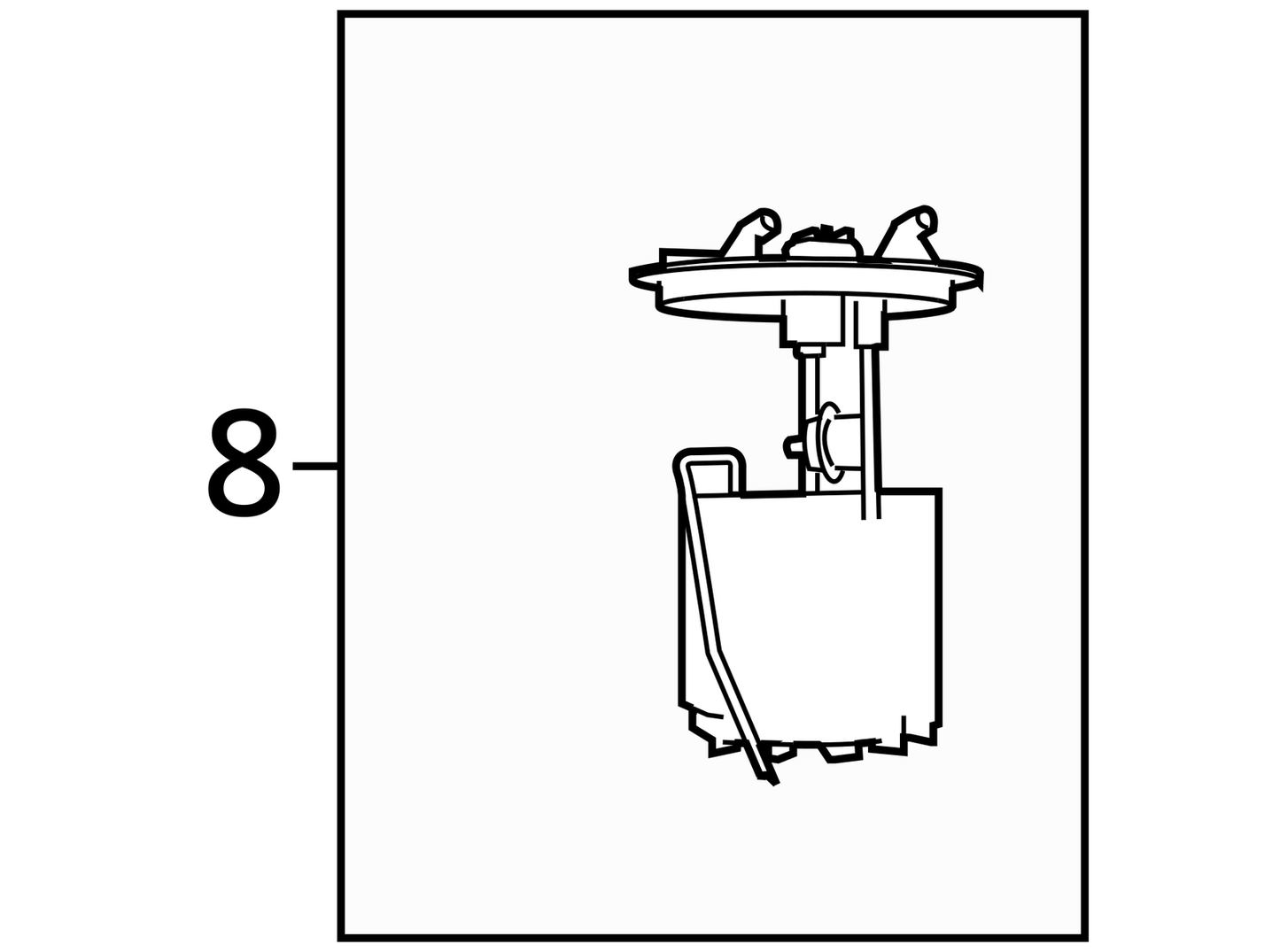 Fuel Pump Assembly 3.6L Fits 11-19 CARAVAN 1056930