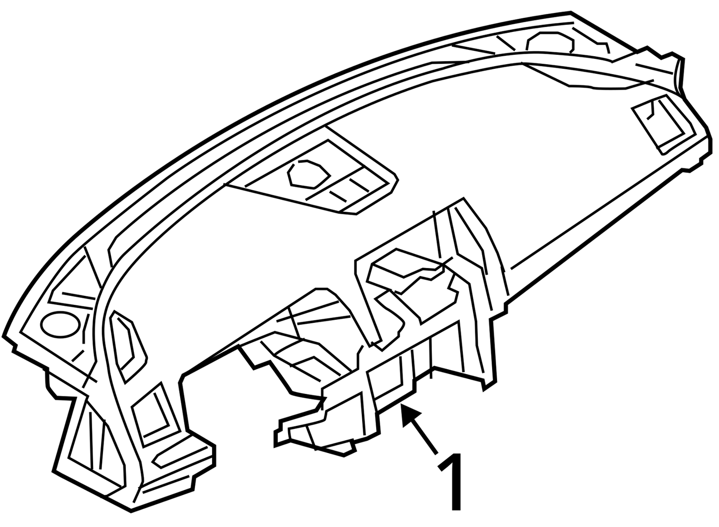 Dash Panel Fits 14-15 MAZDA 6 1125412