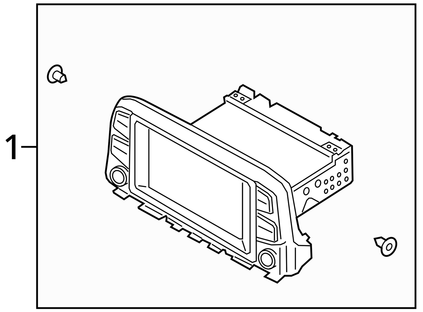 Audio Equipment Radio Receiver Assembly US Market Fits 18-20 KONA 575273