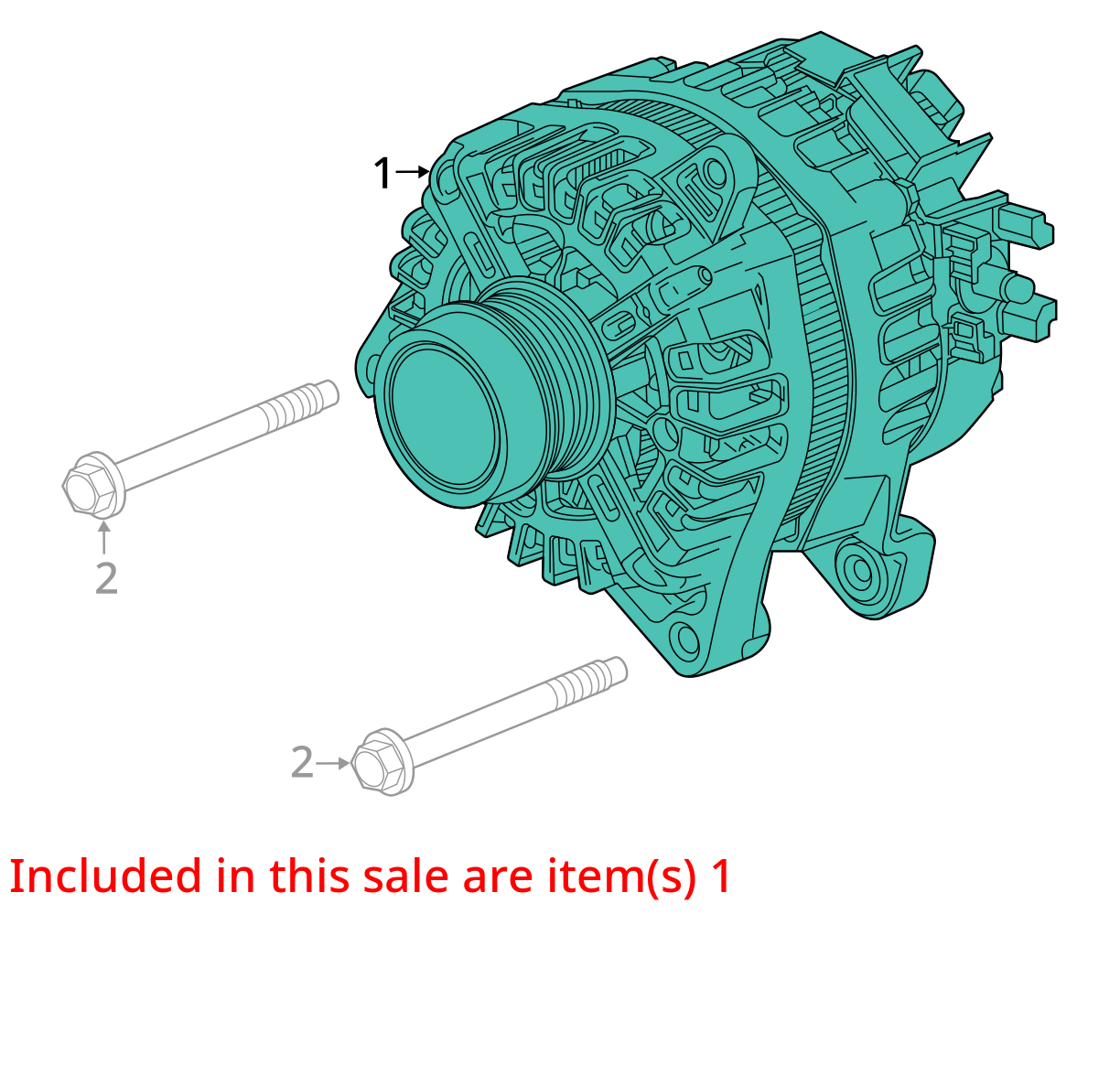 Alternator Fits 20-23 ENCORE GX 1122989