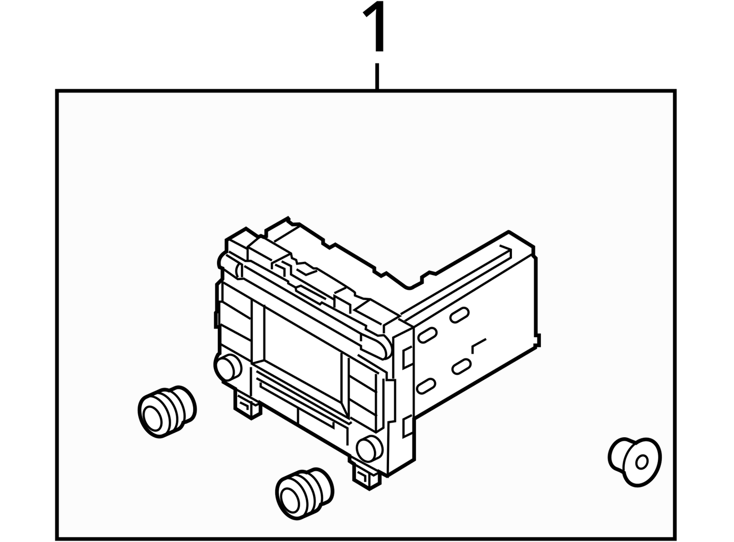 Audio Equipment Radio Receiver Assembly ID 96180C2000 Fits 15-17 SONATA 666151