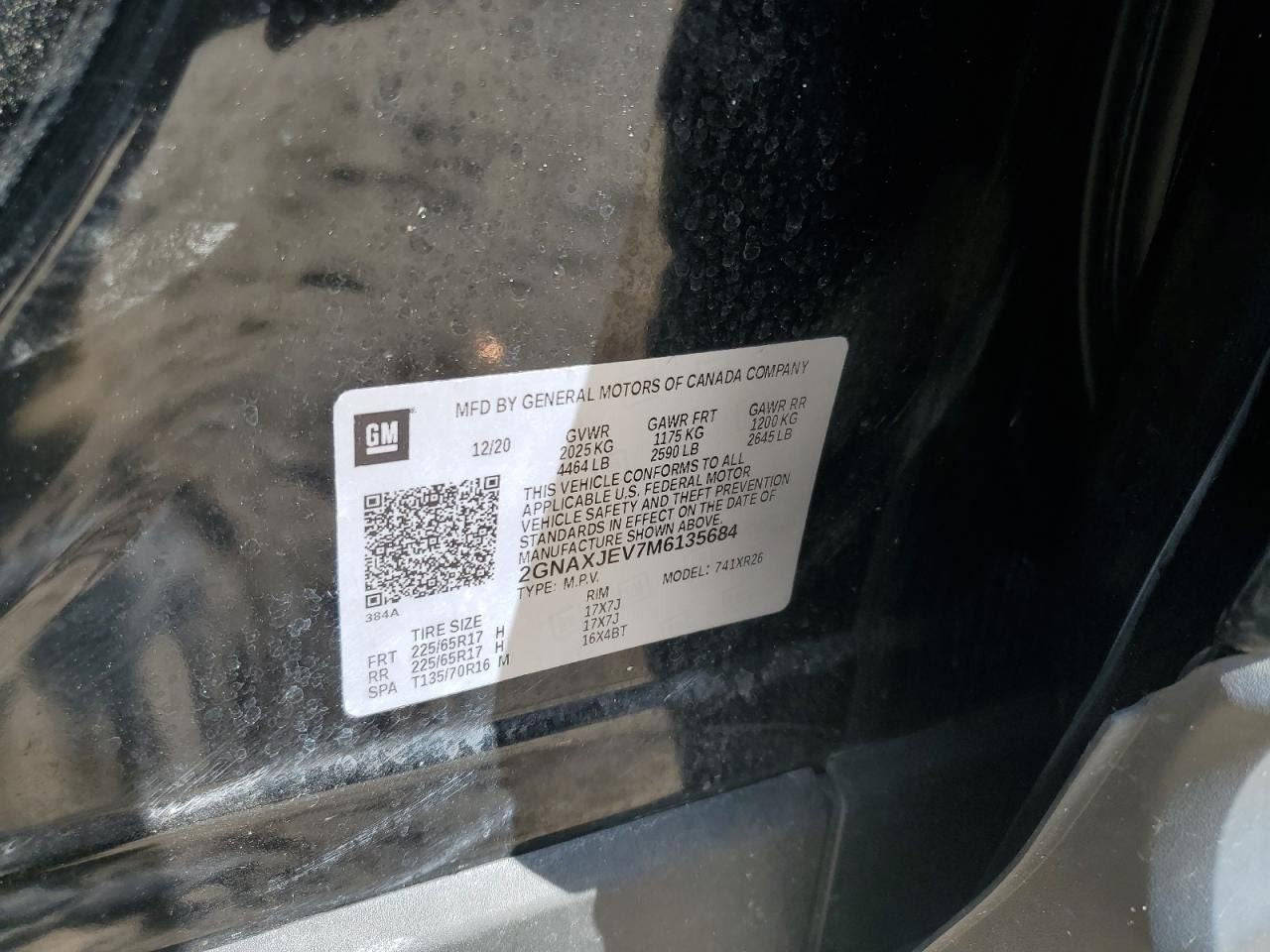 Automatic Transmission FWD Fits 21-22 EQUINOX 1118840