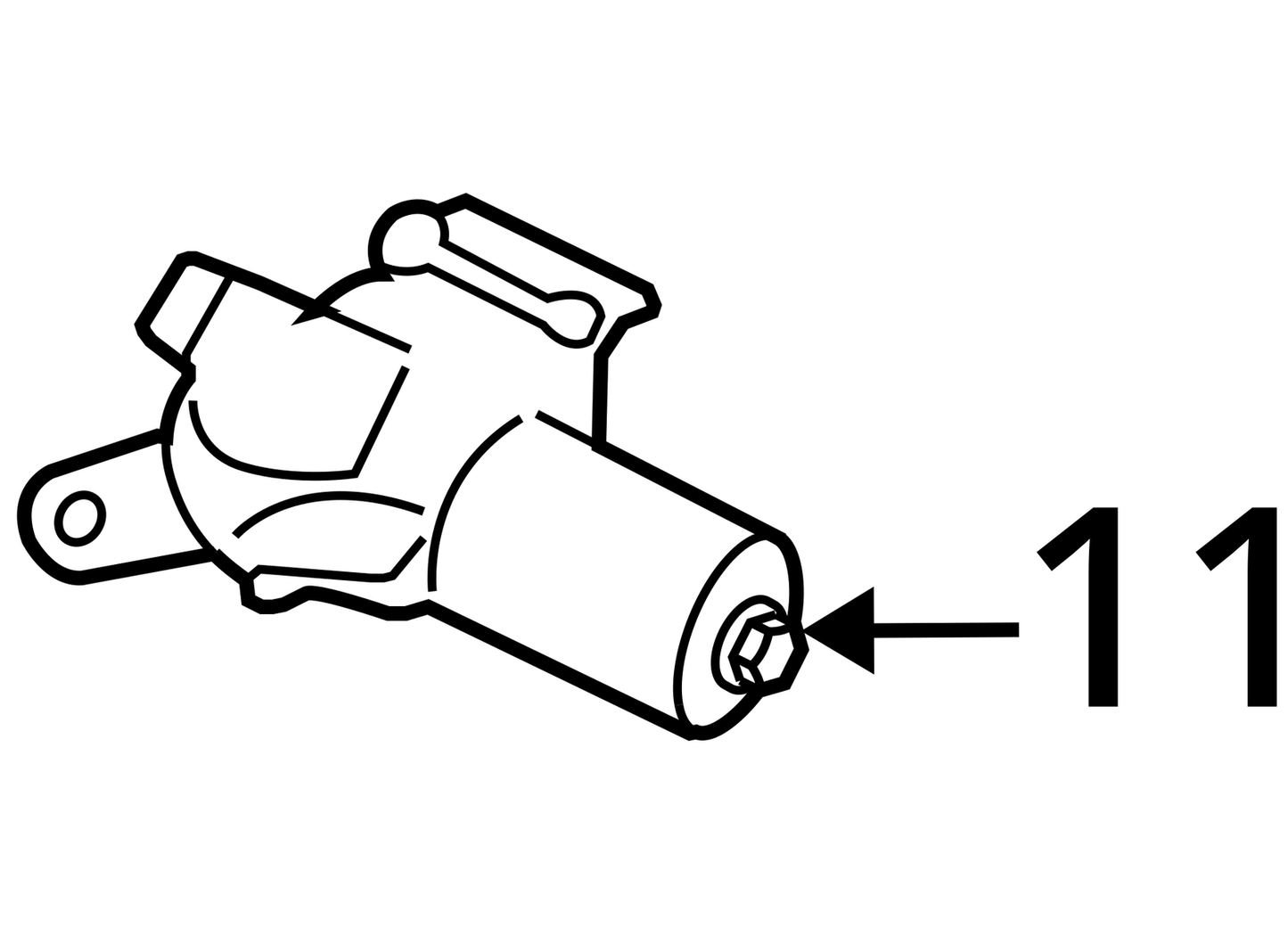 Windshield Wiper Motor VIN J 1st Digit Japan Built Fits 08-15 ROGUE 1109217