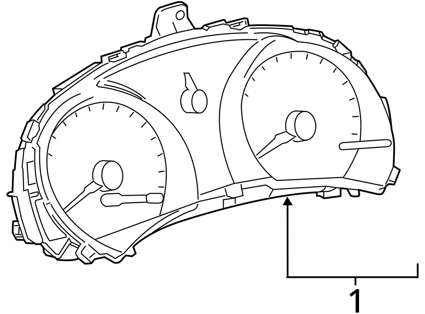 Speedometer Cluster MPH Conventional Ignition Fits 14-16 SCION TC 390474