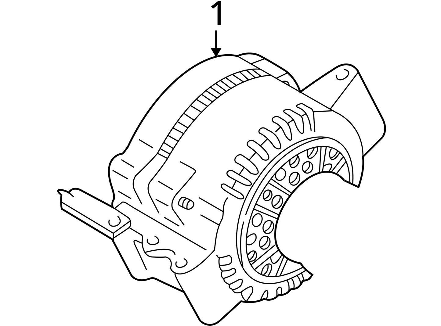 Alternator 6-245 115 Amp Fits 10-11 RANGER 1034522