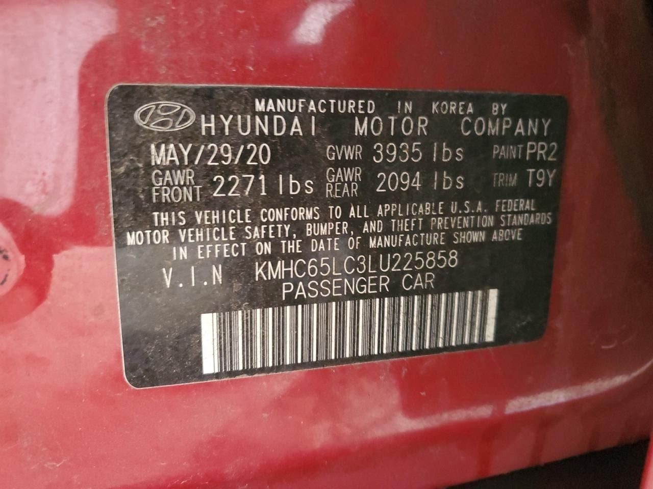 Coolant Reservoir Right Hand Engine Compartment Fits 17-22 IONIQ 1112780