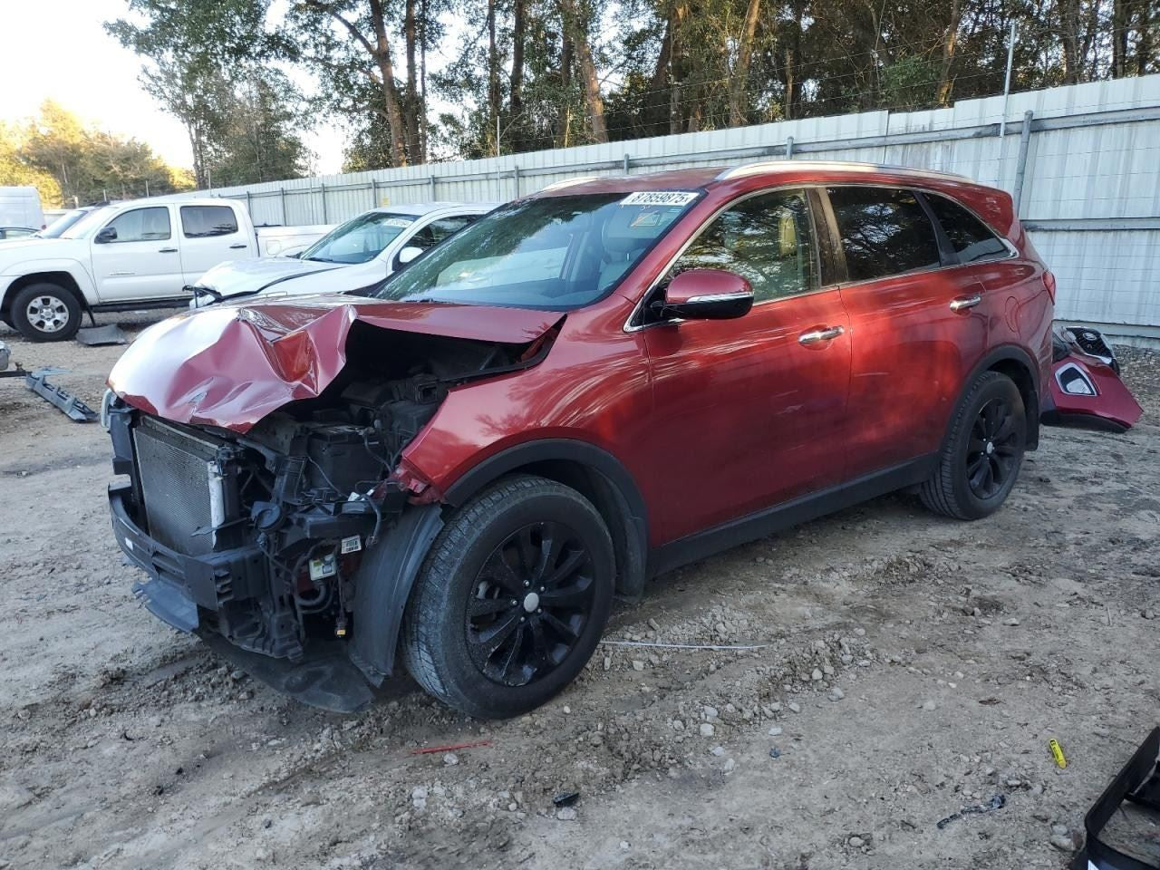 Passenger Right Sun Visor Without Sunroof Fits 16-20 SORENTO 1115501
